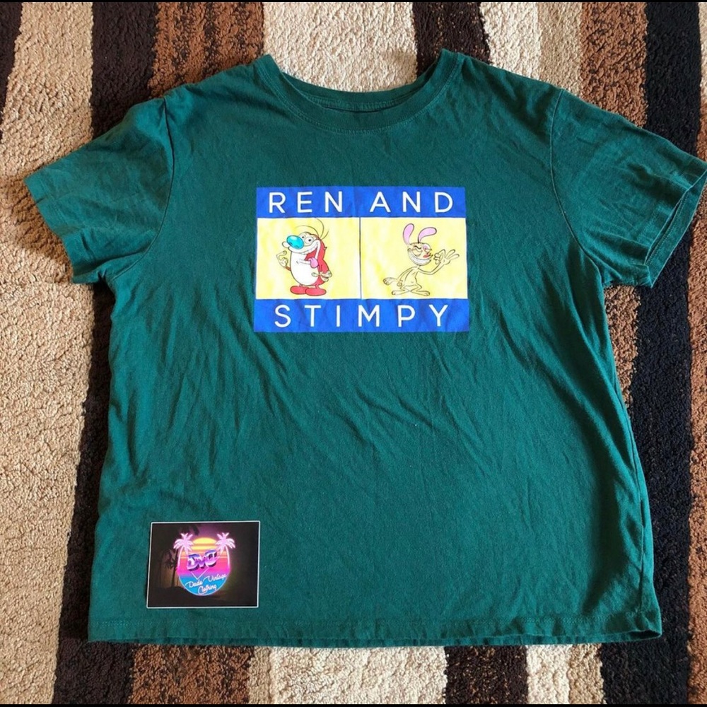 Ren And Stimpy T Shirt Medium Nickelodeon